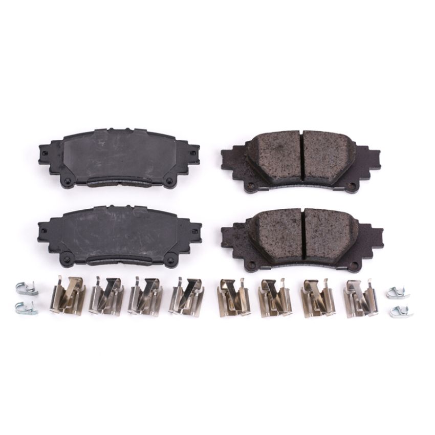 PowerStop 17-1391A PowerStop - Z17 Low-Dust Ceramic Brake Pads with Hardware