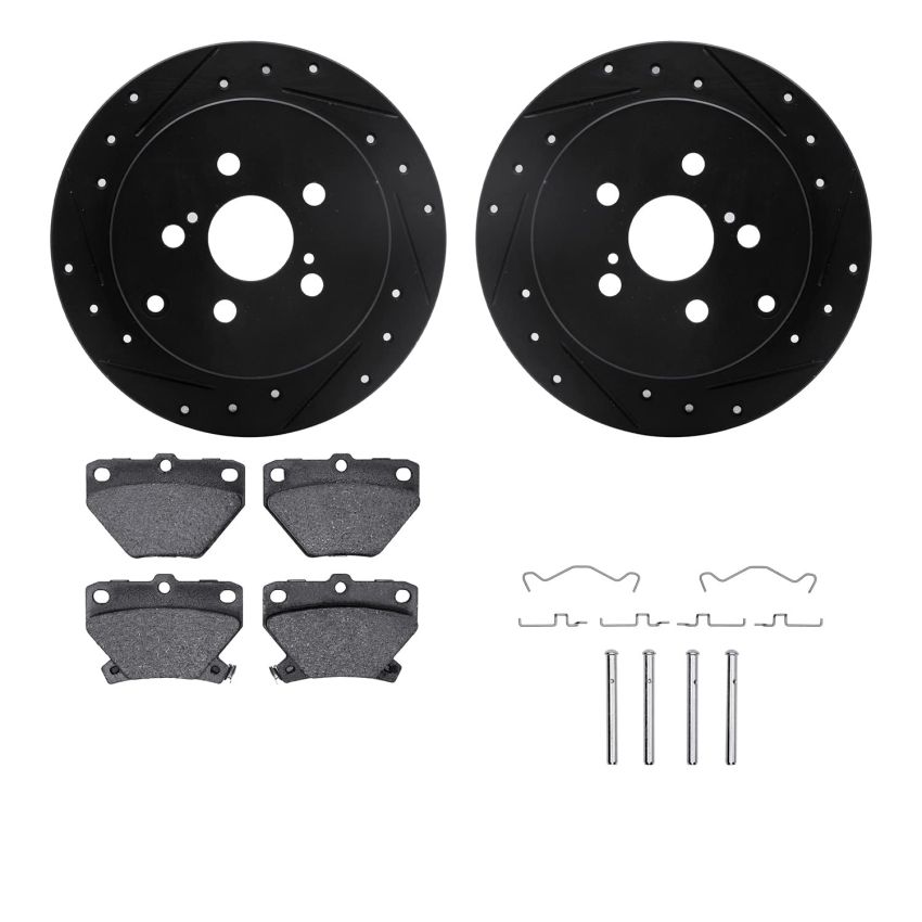 Dynamic Friction 8512-76084 Rotor Kit