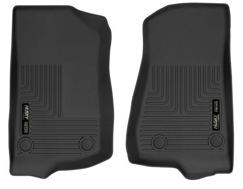 HUSKY LINERS HSK54531 18-   Jeep JL 2/4 Door Front Floor Liner Black