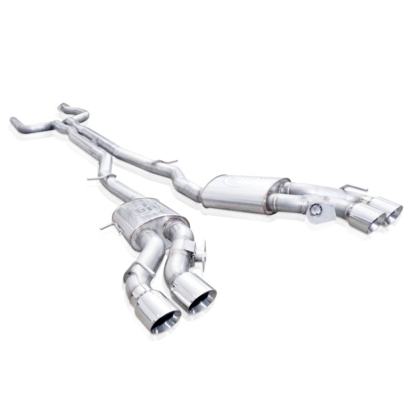Stainless Works CTSV16CB 2016-18 Cadillac CTS-V Sedan Catback System Resonated X-Pipe Dual-Mode Mufflers