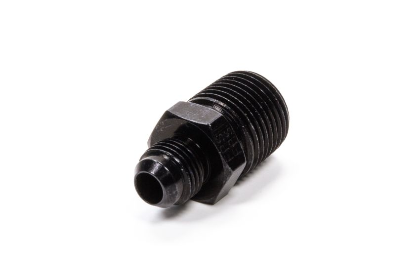 FRAGOLA FRG481668-BL Straight Adapter Fitting #6 x 1/2 MPT Black