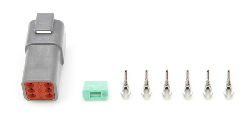 QUICKCAR RACING PRODUCTS QRP71-361 Plug Deutsch 6 Pin Receptacle