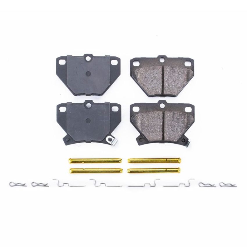 PowerStop 17-823 PowerStop - Z17 Low-Dust Ceramic Brake Pads with Hardware