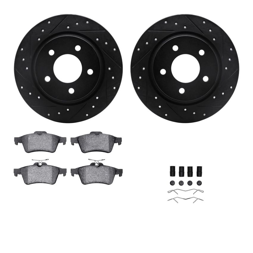 Dynamic Friction 8612-80001 Rotor Kit