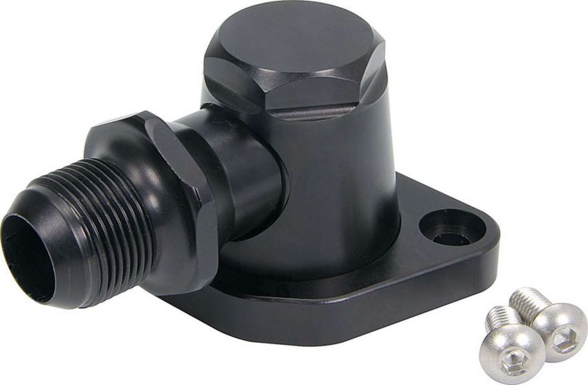 ALLSTAR PERFORMANCE ALL30372 Billet Water Neck 16AN Black