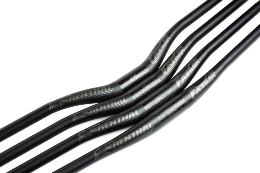 Renthal M190-01-006-01 V3 Fatbar Lite Carbon Zero Rise - Black