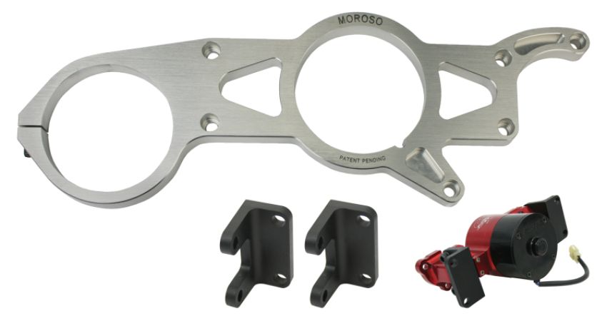 Moroso 63823 Ford Small Block Alternator & Vacuum Pump Mount - CSR (Early) Water Pump - 93mm Alternator
