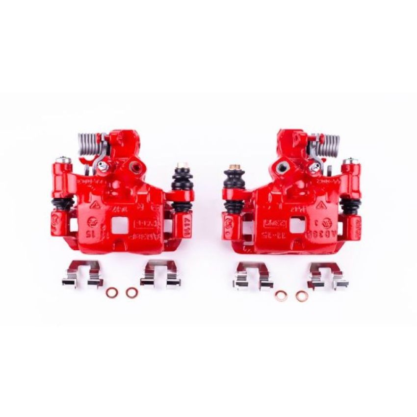 PowerStop S4542 Red Powder Coated Calipers