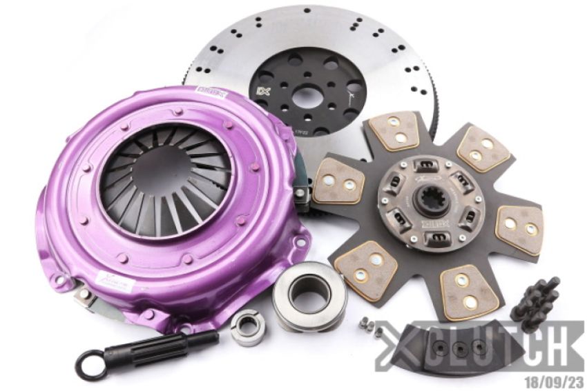 XCLUTCH XKFD28502-1B 69-73 Ford Mustang Base 5.8L Stage 2 Sprung Ceramic Clutch Kit