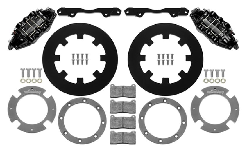 Wilwood 140-16629 17-21 Can-Am X3RS Black 6-Piston Rear Kit 11.25in - Undrilled Rotors