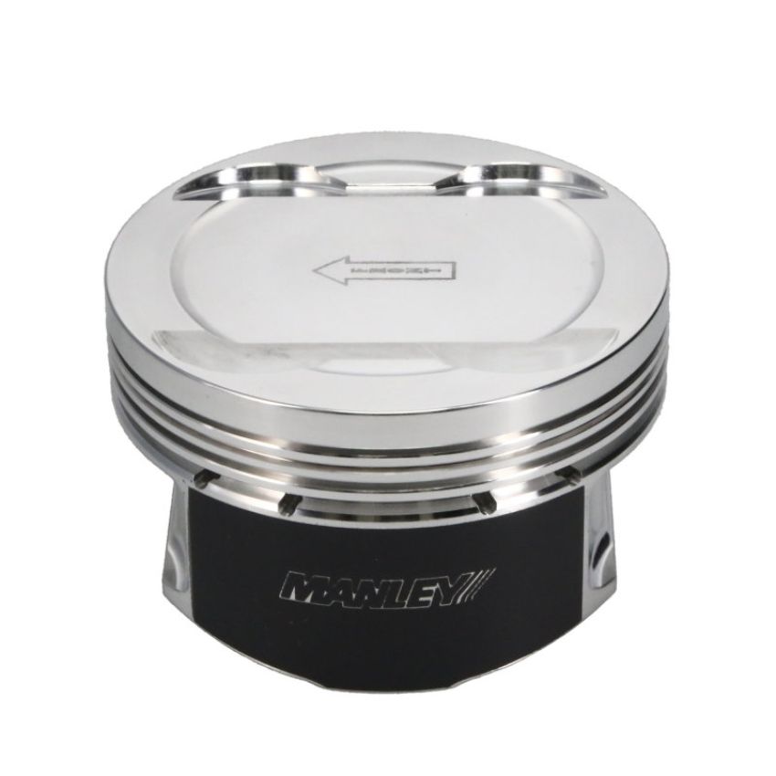 Manley Performance 599500C-6 Manley Ford 3.7L Cyclone V6 3.76in Bore 9.5:1 Comp Ratio -5.0cc Dish Platinum Piston Set - Set of 6
