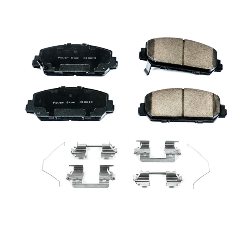 PowerStop 17-1625 PowerStop - Z17 Low-Dust Ceramic Brake Pads with Hardware