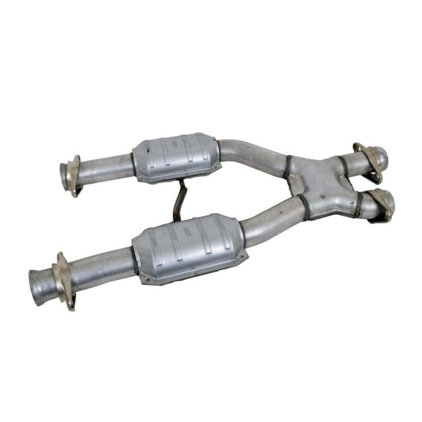 BBK Performance Parts 1659 1979-1993 MUSTANG 5.0 2.5 SHORT MID X PIPE W/CONVERTERS