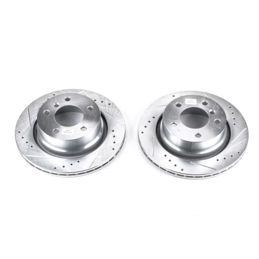PowerStop EBR670XPR PowerStop Evolution Performance Drilled, Slotted & Plated Brake Rotor Pair