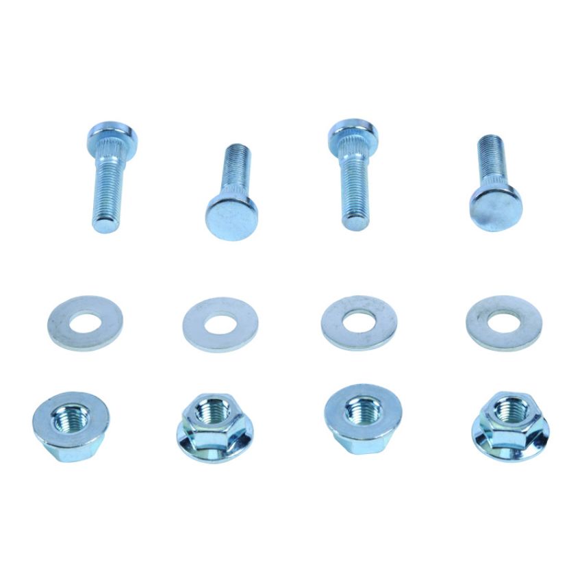 QuadBoss 608245 12-18 Kawasaki KVF750 Brute Force 4x4i Front Wheel Stud & Nut Kit