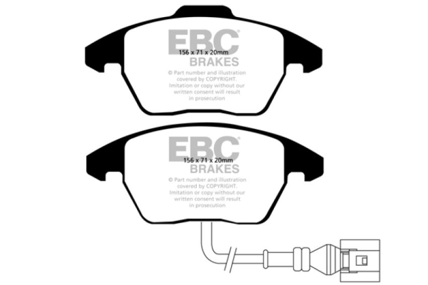 EBC Brakes DP31517C Redstuff Ceramic Low Dust Brake Pads
