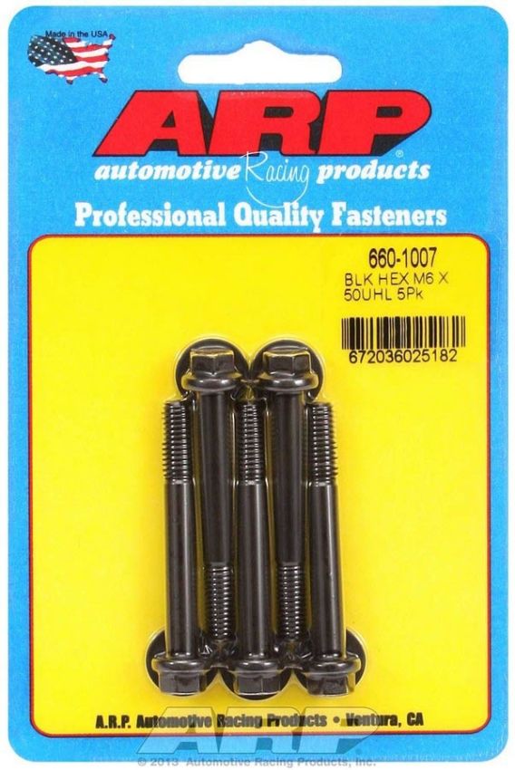 ARP ARP660-1007 M6 x 1.00 x 50 6pt Bolt Kit - 5pk