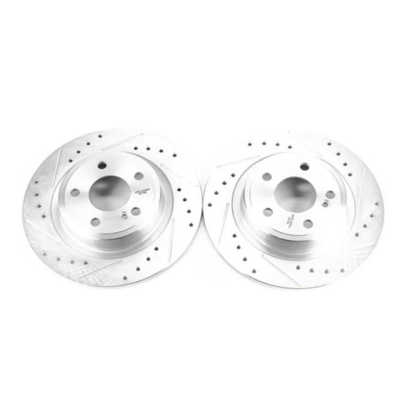 PowerStop EBR1459XPR PowerStop Evolution Performance Drilled, Slotted & Plated Brake Rotor Pair