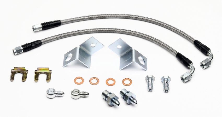 Wilwood 220-10417 Flexline Kit Rear 2005-08 Ford Mustang w/ Combination Parking Brake Caliper