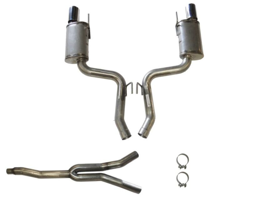 JBA 40-2648 15-20 Ford Mustang EcoBoost 2.3L 409SS Dual Rear Exit Cat-Back Exhaust