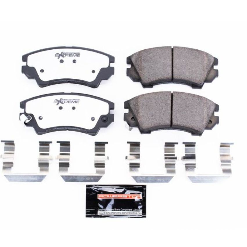 PowerStop Z26-1404 PowerStop - Z26 Performance Carbon-Fiber Ceramic Brake Pads with Hardware Kit