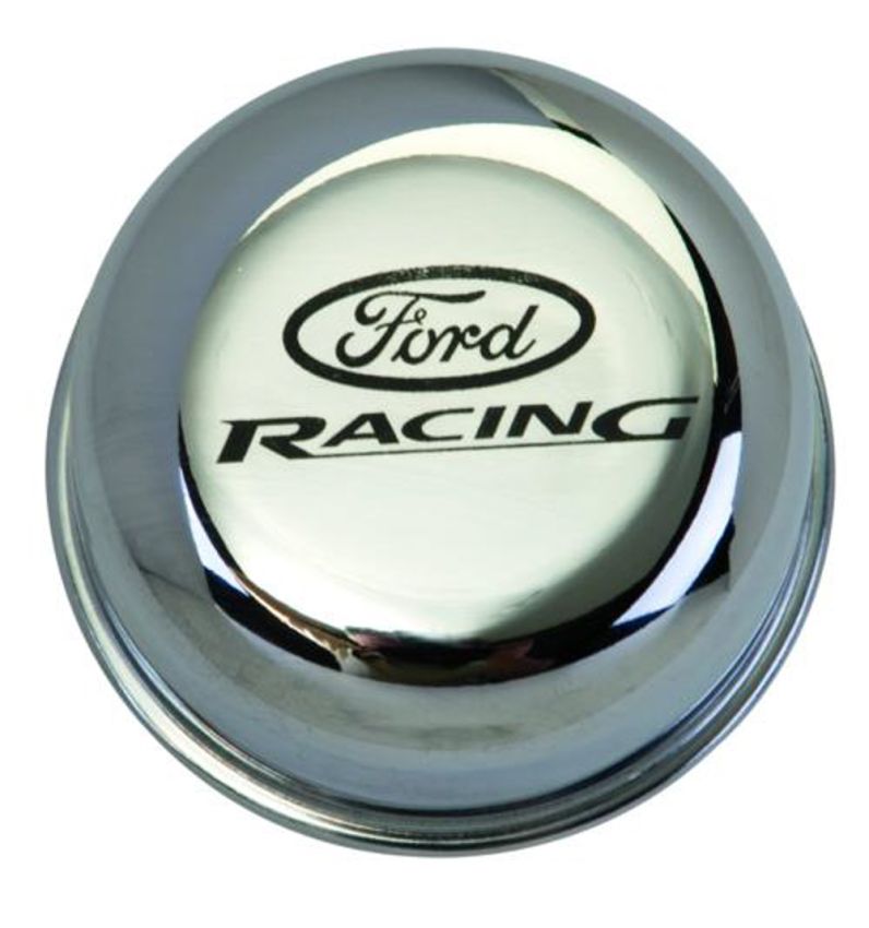 Ford Racing M-6766-FRNVCH Chrome Breather Cap With Ford Racing Logo