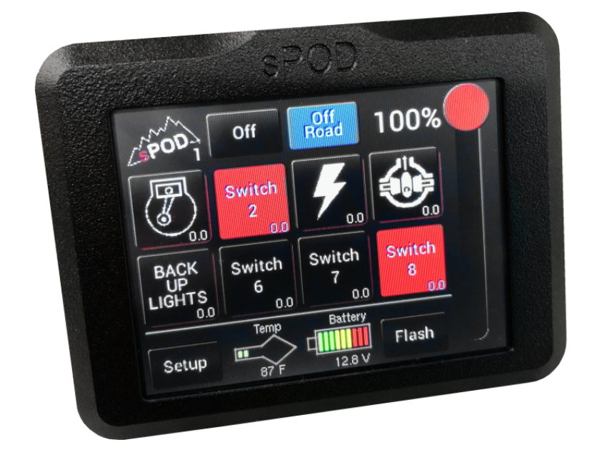 SPOD 860800 8 Circuit Systems Add-On Touchscreen