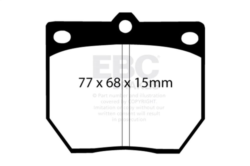 EBC Brakes DP4273R Yellowstuff Street And Track Brake Pads
