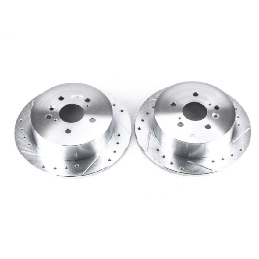 PowerStop JBR1391XPR PowerStop Evolution Performance Drilled, Slotted & Plated Brake Rotor Pair