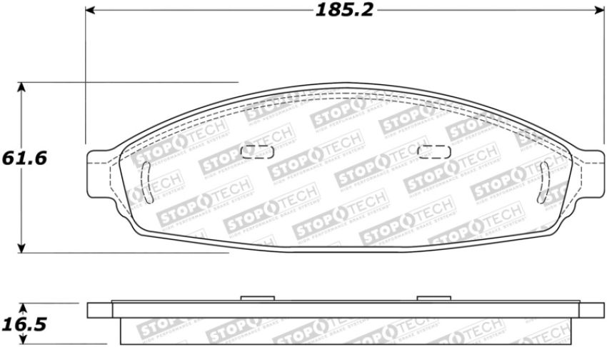 Stoptech 308.09310 Street Brake Pads