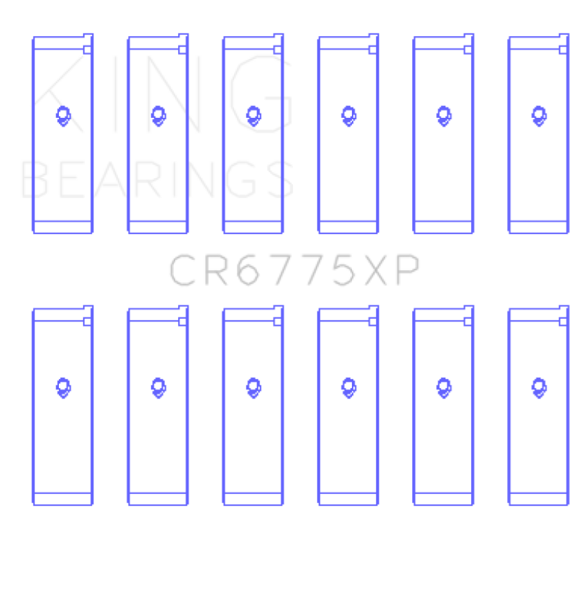 King Nissan VQ35DE (Size STD) Performance Rod Bearing Set