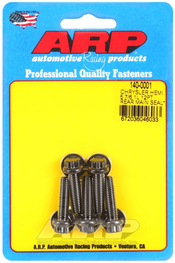 ARP ARP140-0001 Rear Motor Cover Bolt Kit Mopar 5.7/6.1L Hemi