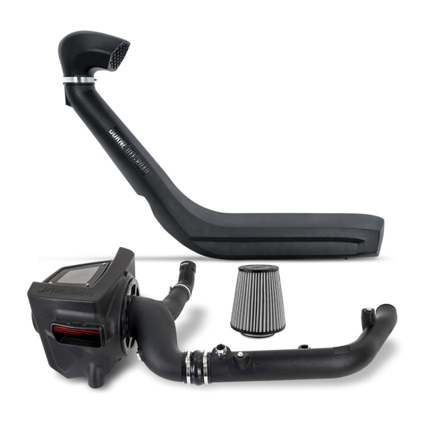 Mishimoto MMB-BR27-21DW 2021+ Bronco 2.7L Intake/Snorkel Bundle - Dry Washable Filter