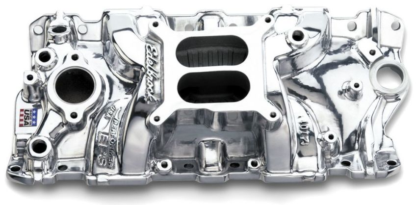 EDELBROCK EDE27011 SBC Performer EPS Manifold - Polished