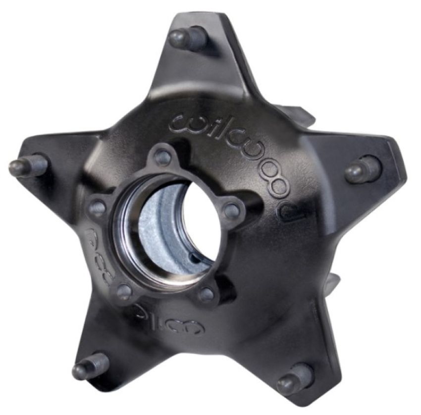 Wilwood 270-6513UBD Hub-Starlite 55 Rear - Standard Offset 5/8 C Studs-Drilled-Black-Less Races