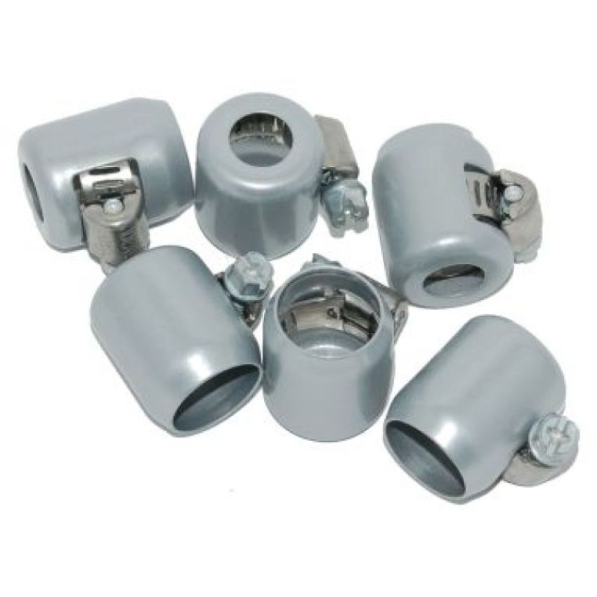 NAMZ NHC-S206 Hose Clamps 3/8in. ID Silver (6 Pack)