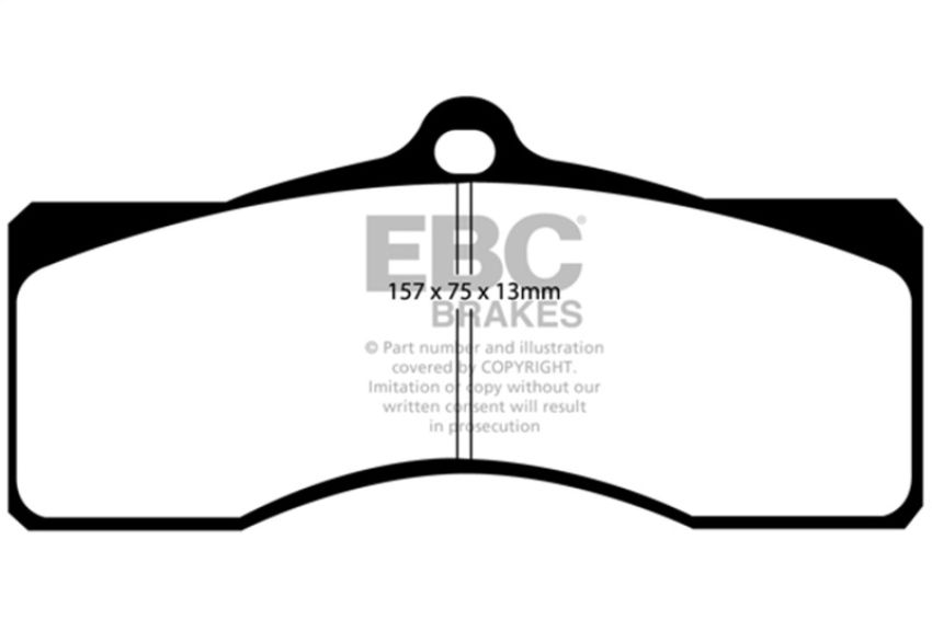 EBC Brakes DP31155C Redstuff Ceramic Low Dust Brake Pads