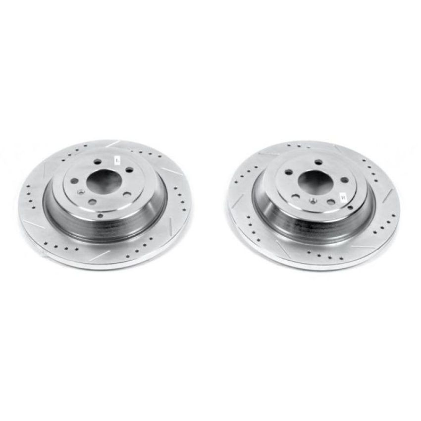 PowerStop EBR677XPR PowerStop Evolution Performance Drilled, Slotted & Plated Brake Rotor Pair