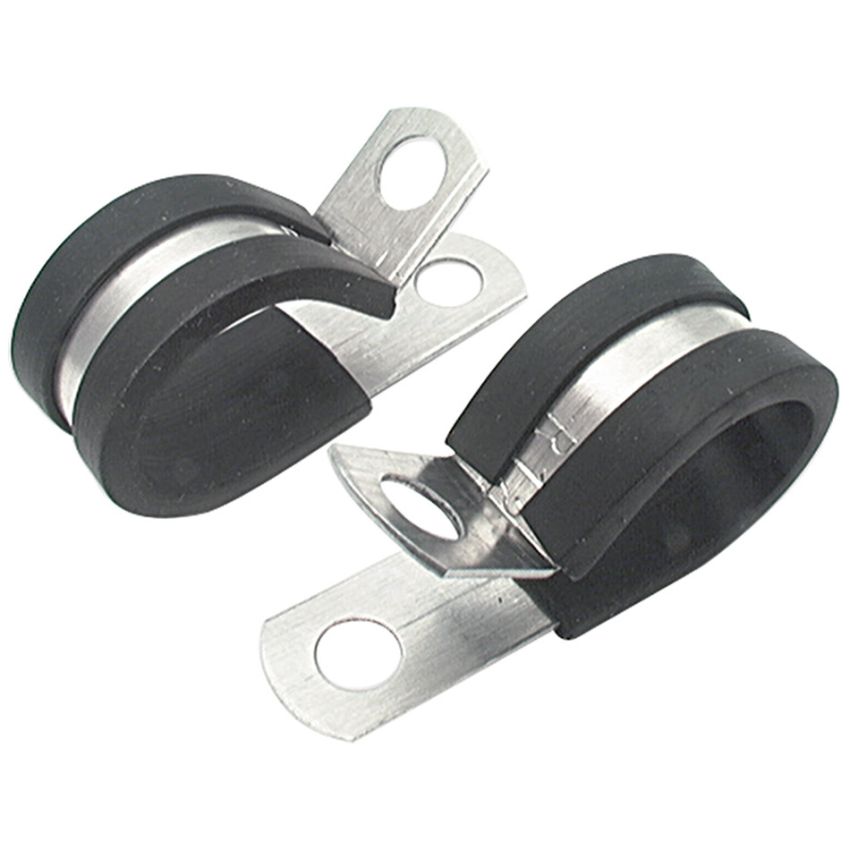 ALLSTAR PERFORMANCE ALL18304 Aluminum Line Clamps 5/8in 10pk