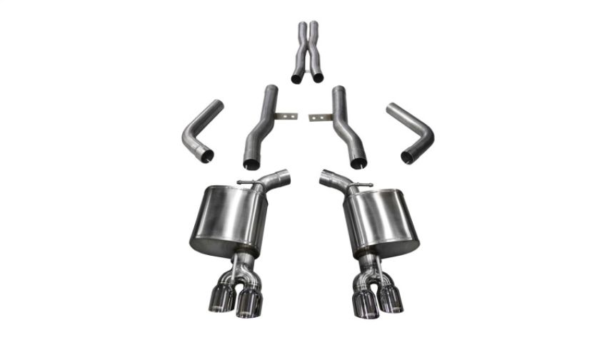 CORSA Performance 21006 Corsa 2017-2023 Dodge Challenger 5.7L V8 Xtreme Cat-Back Dual Rear Exit w/3.5in Polished Tips