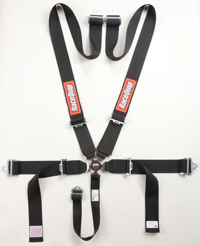 RACEQUIP RQP741001 5pt Harness Camlock SFI Sportsman Black