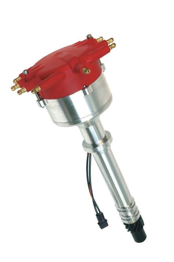 MSD IGNITION MSD84891 Pro-Billet Distributor - Chevy V8- Flat Top