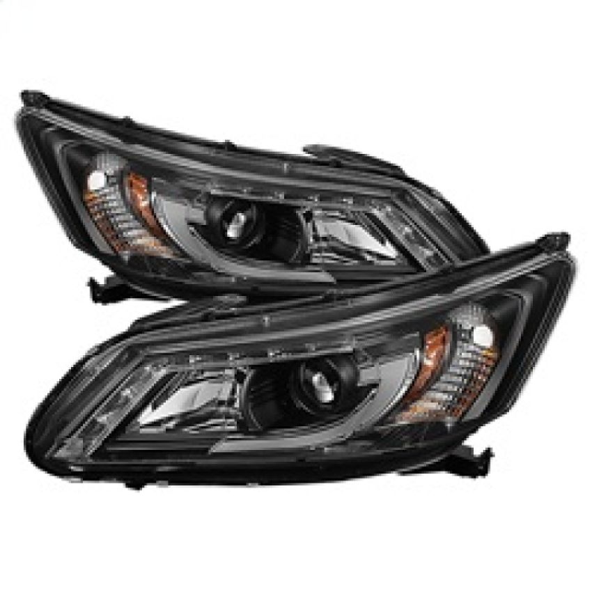 SPYDER 5080530 Projector Headlights - Light Bar DRL - Black
