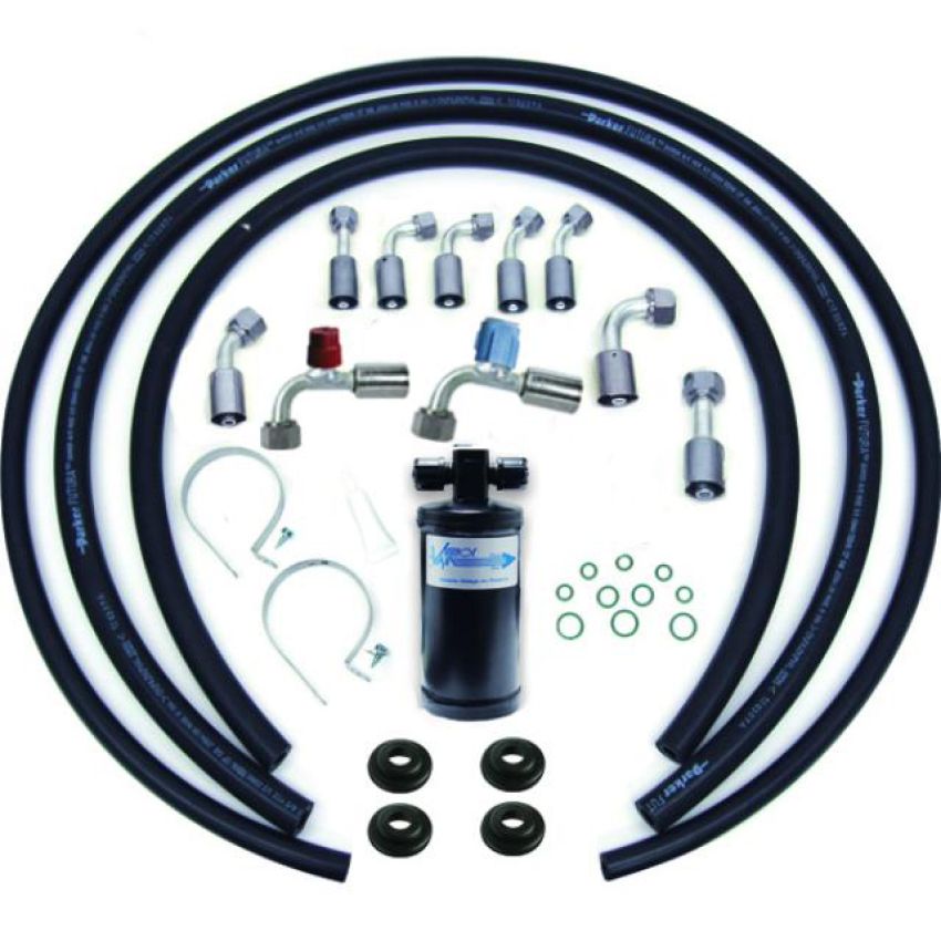 VINTAGE AIR VIN547004 Hose Kit -10 Fitting Uni versal w/Drier