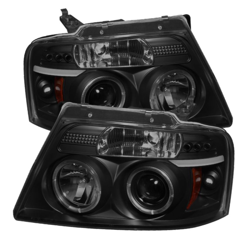 SPYDER 5078421 Projector Headlights - Version 2 - LED Halo - Black Smoke