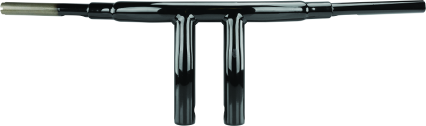 Bikers Choice 402251 Throttle By Wire Black 8.5 Inch Pullback 1.5 Inch Fat Riser Tbar Handlebar Custom