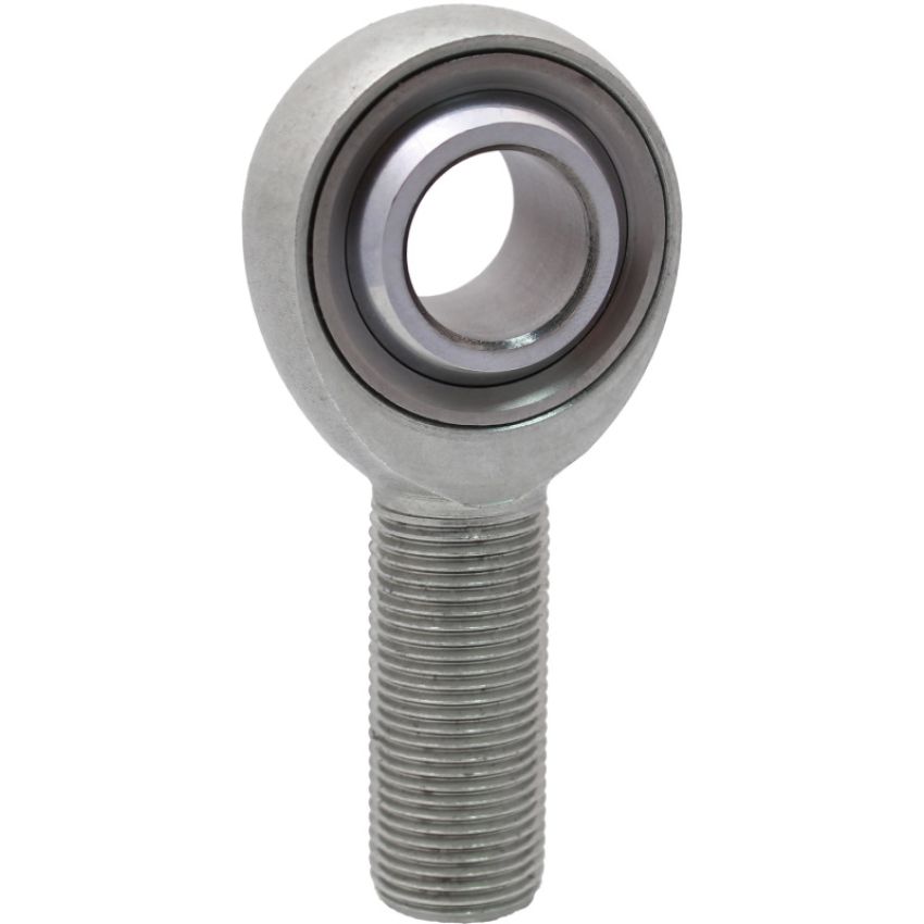 QA1 KML8 K Series 3-Pc Rod End - Male/Left Hand - .5in Bore x 1/2-20 - Carbon Steel