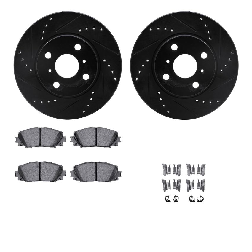 Dynamic Friction 8512-76128 Rotor Kit
