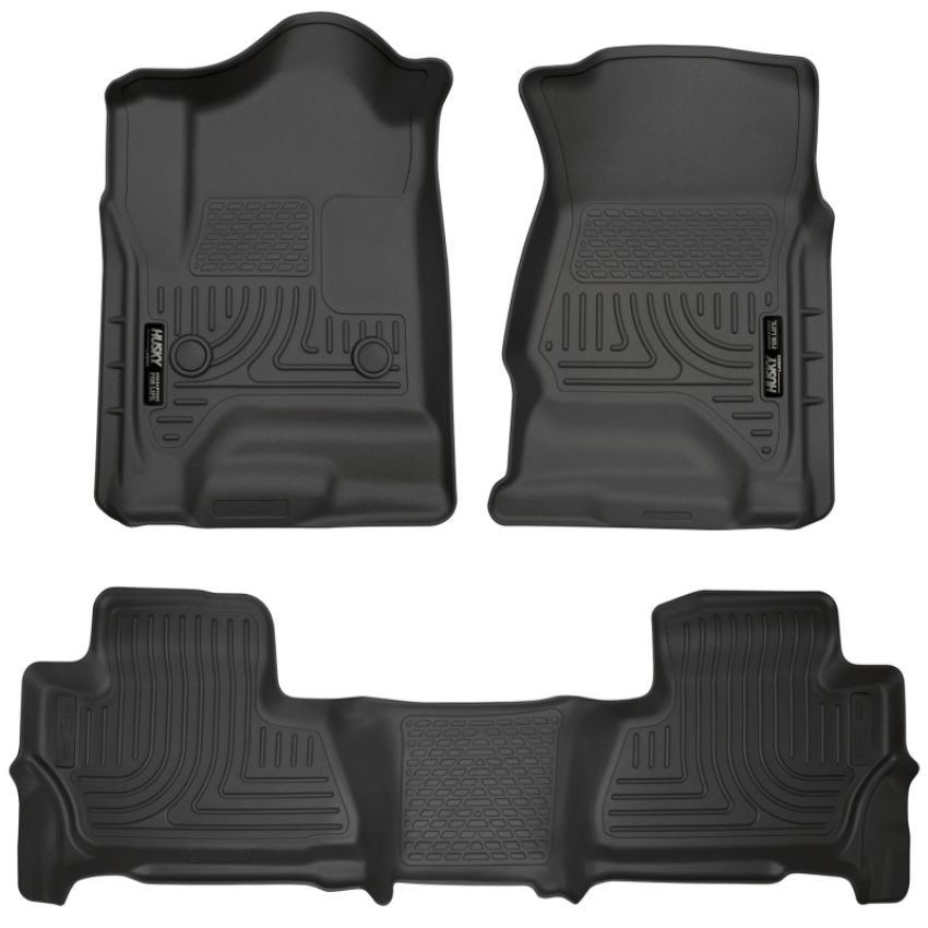 HUSKY LINERS HSK99211 15-   Suburban Floor Liners Black