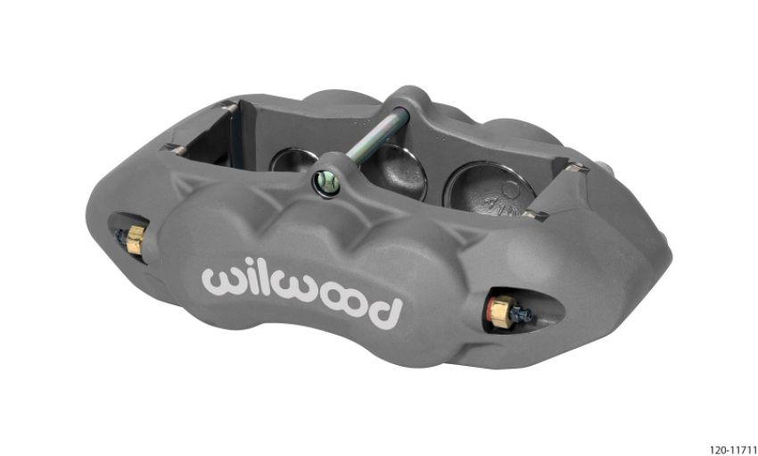 Wilwood 120-11712 Caliper-D8-6 L/H Front Clear 1.88/1.38/1.25in Pistons 1.25in Disc